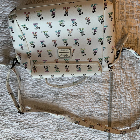 Loungefly Mickey Mouse Disney pastel bag! EUC - Picture 5 of 5